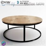 مدل سه بعدی میز مبل 86 3Dsmax | Vray | 086Coffe Table memarbash.com