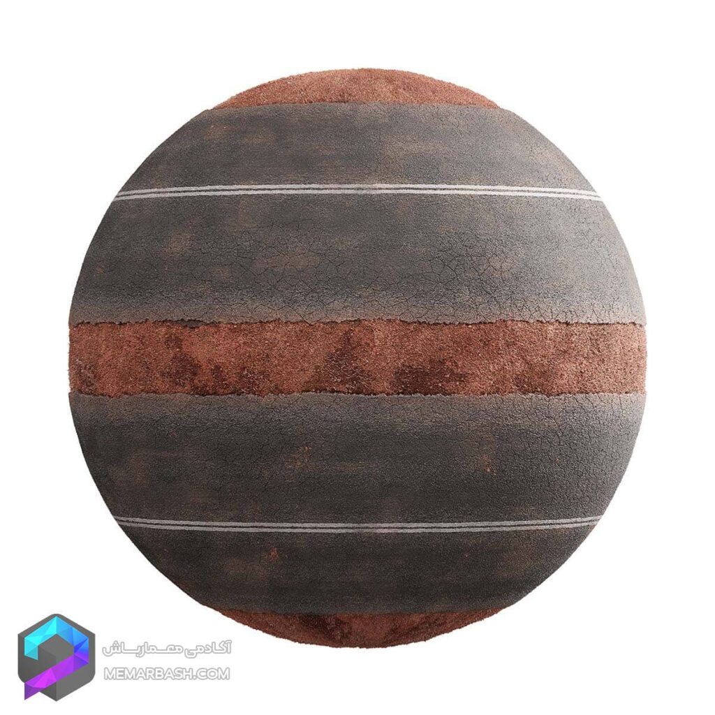 تکسچر  آسفالت و جاده 52| CGAXIS |PBR
