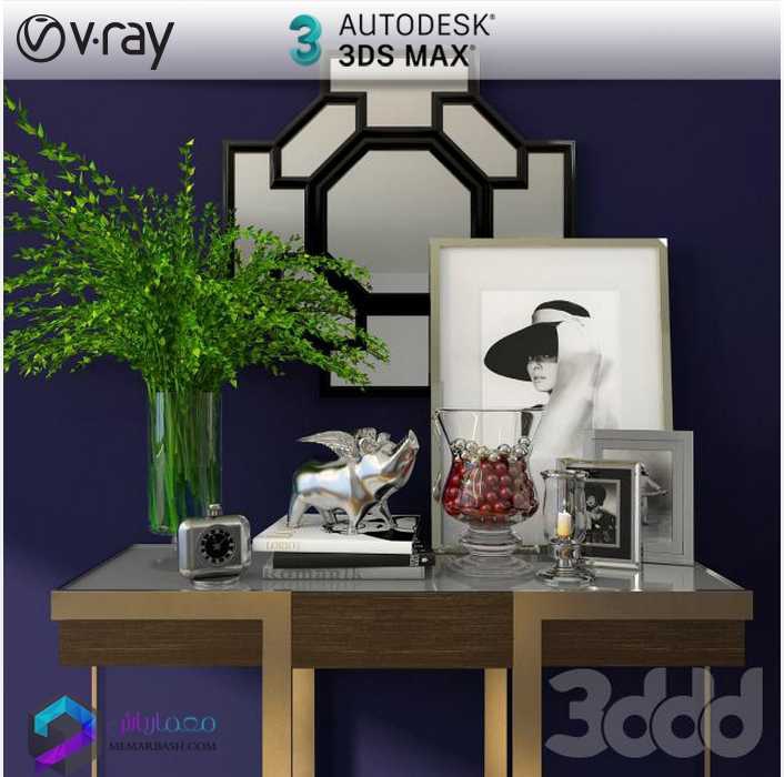 مدل سه بعدی کنسول 11  3Dsmax | Vray