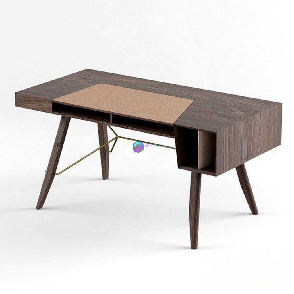 میز تحریر مدل سه بعدی Arketipo Inkiostro Desk