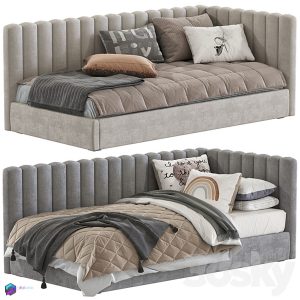Avalon_Upholstered_Corner_Bed