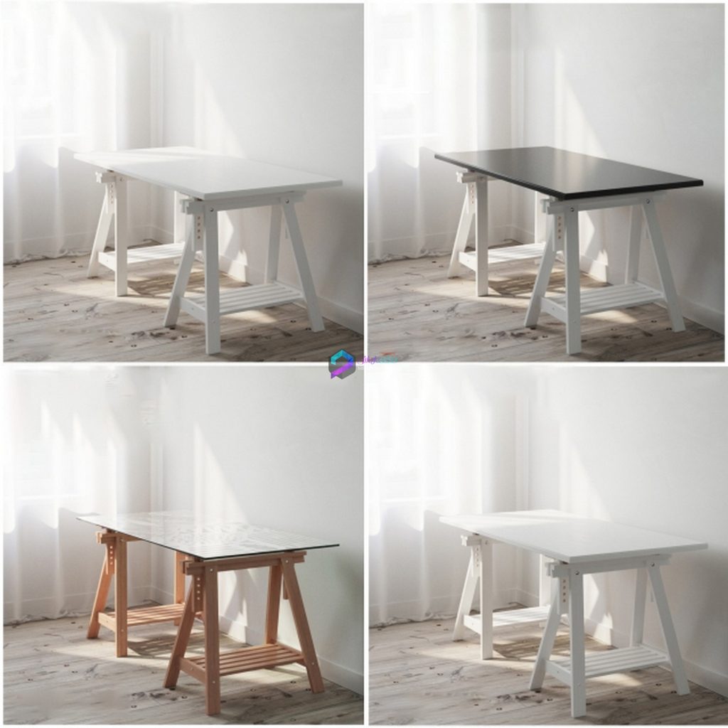 میز مطالعه  ترکیبی مدل سه بعدی Combinations IKEA tables