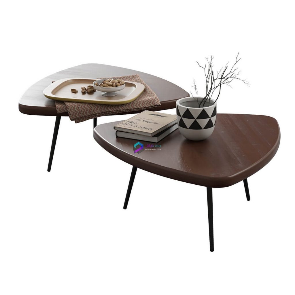 میز کنار مبل مدل سه بعدی Cosmo Charlotte decorative set