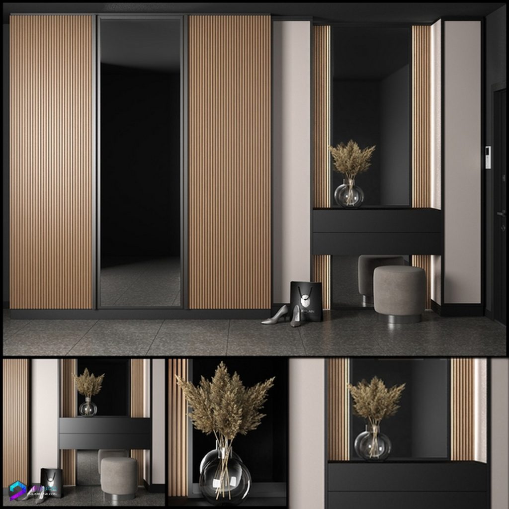 کمدمدل سه بعدی Furniture-composition-39