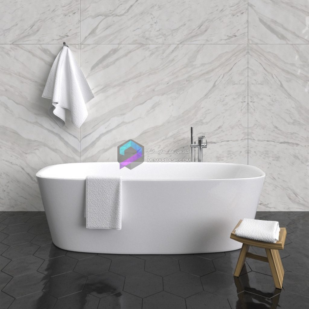 وان مدرن حمام مدل سه بعدی Ideal Standard Bathtub Dea