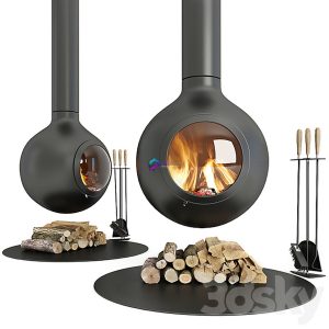 Metal fireplace Focus Bathyscafocus Hublot