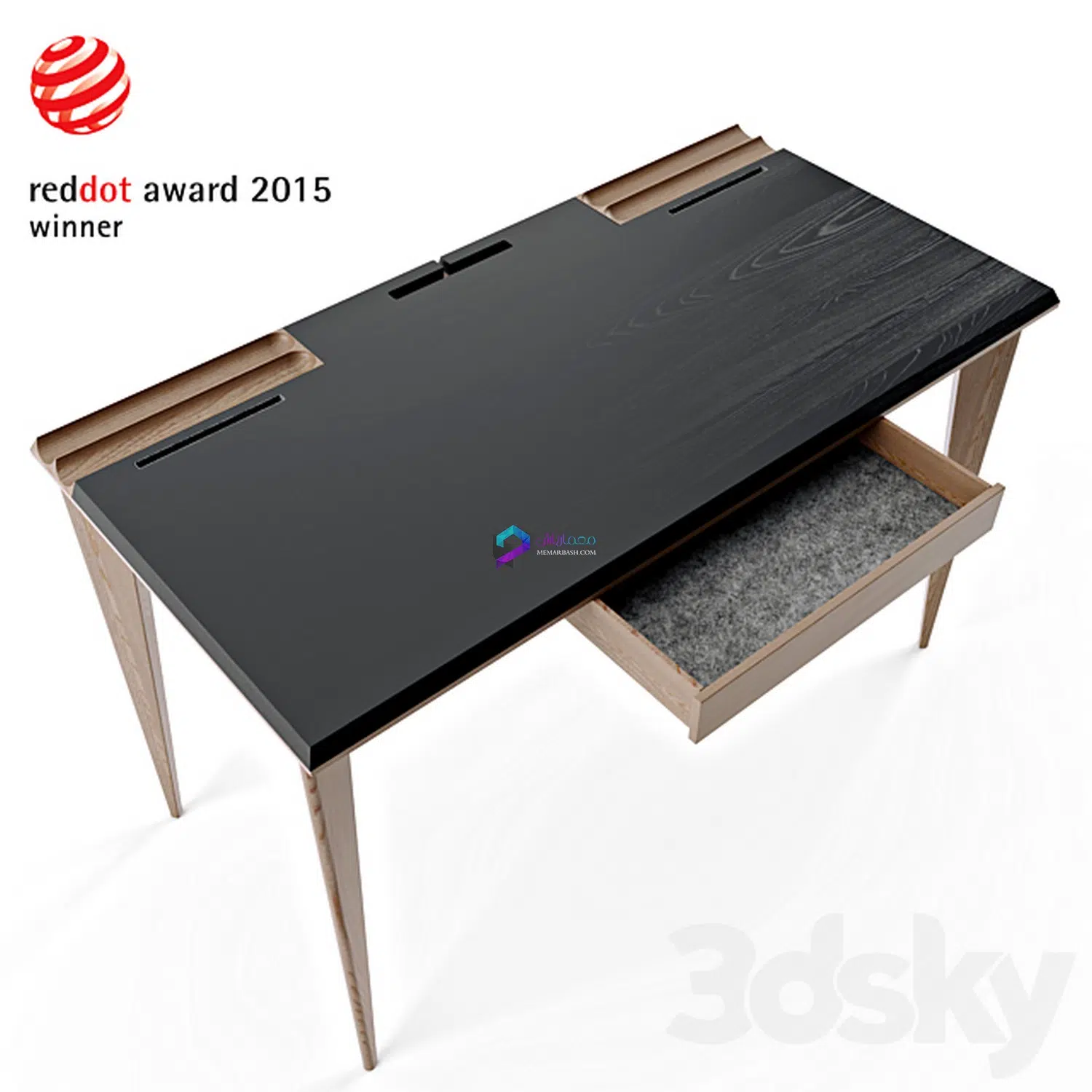 میز تحریر مدل سه بعدی OLLLY   Desk