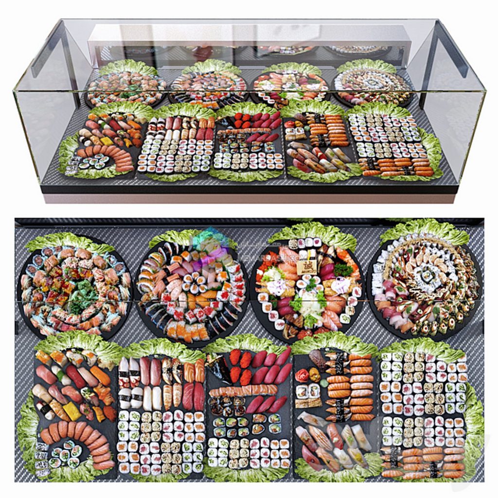 سوشی بارخوراکی  مدل سه بعدی Sushi bar
