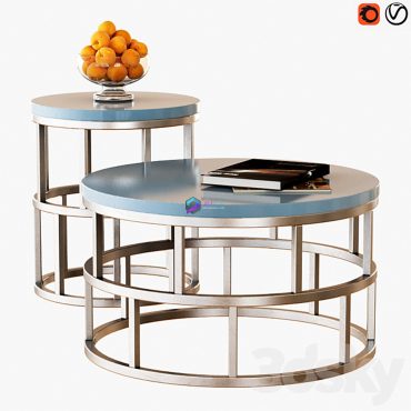 میز مبل مدل سه بعدی Tables Riviera