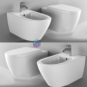 The toilet and bidet Villeroy and Boch Subway