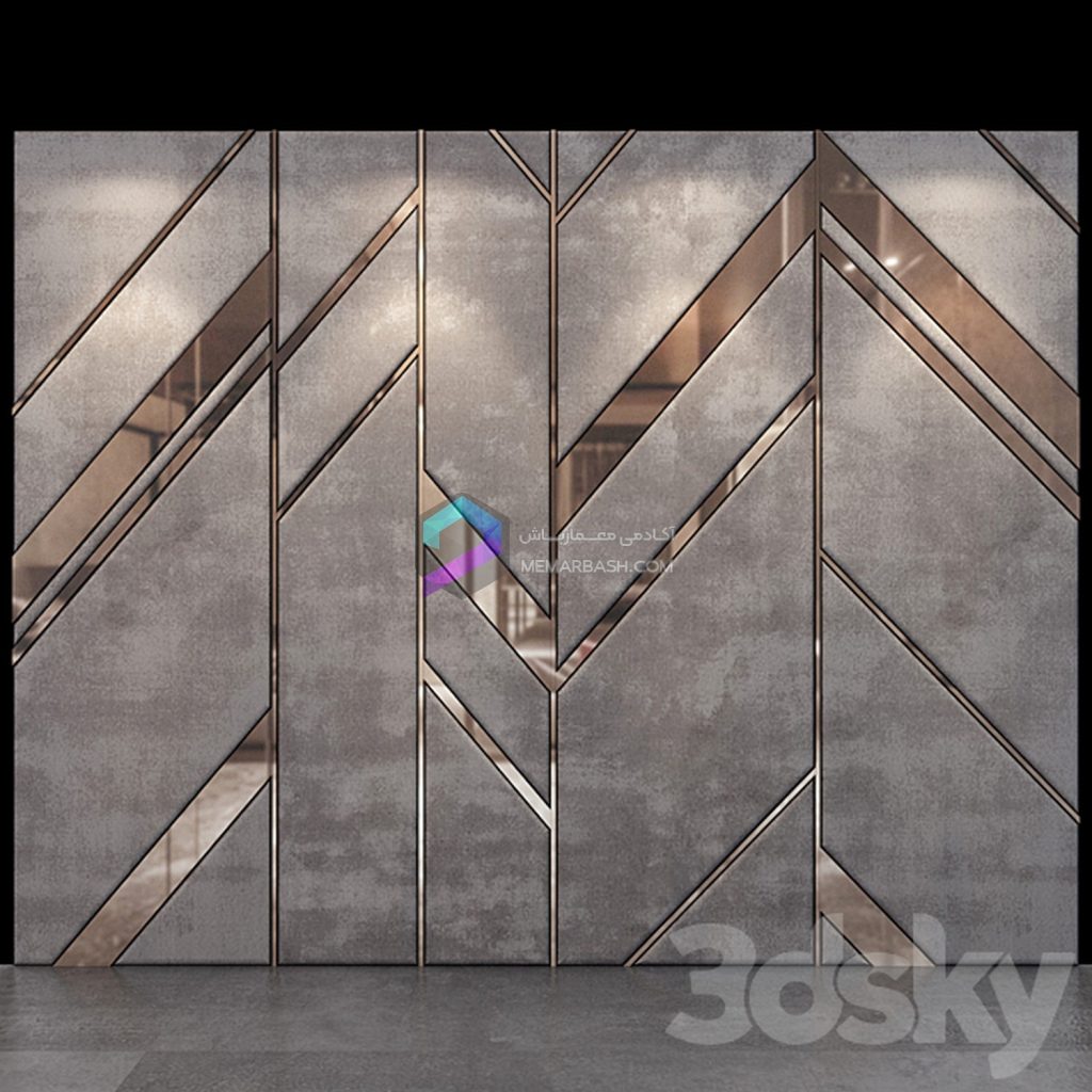 دیوار پوش مدرن مدل سه بعدی Wall Panel No 23