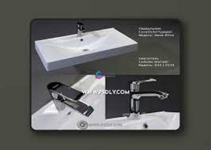 Washbasin CeraStyle Mona, faucet Ledeme