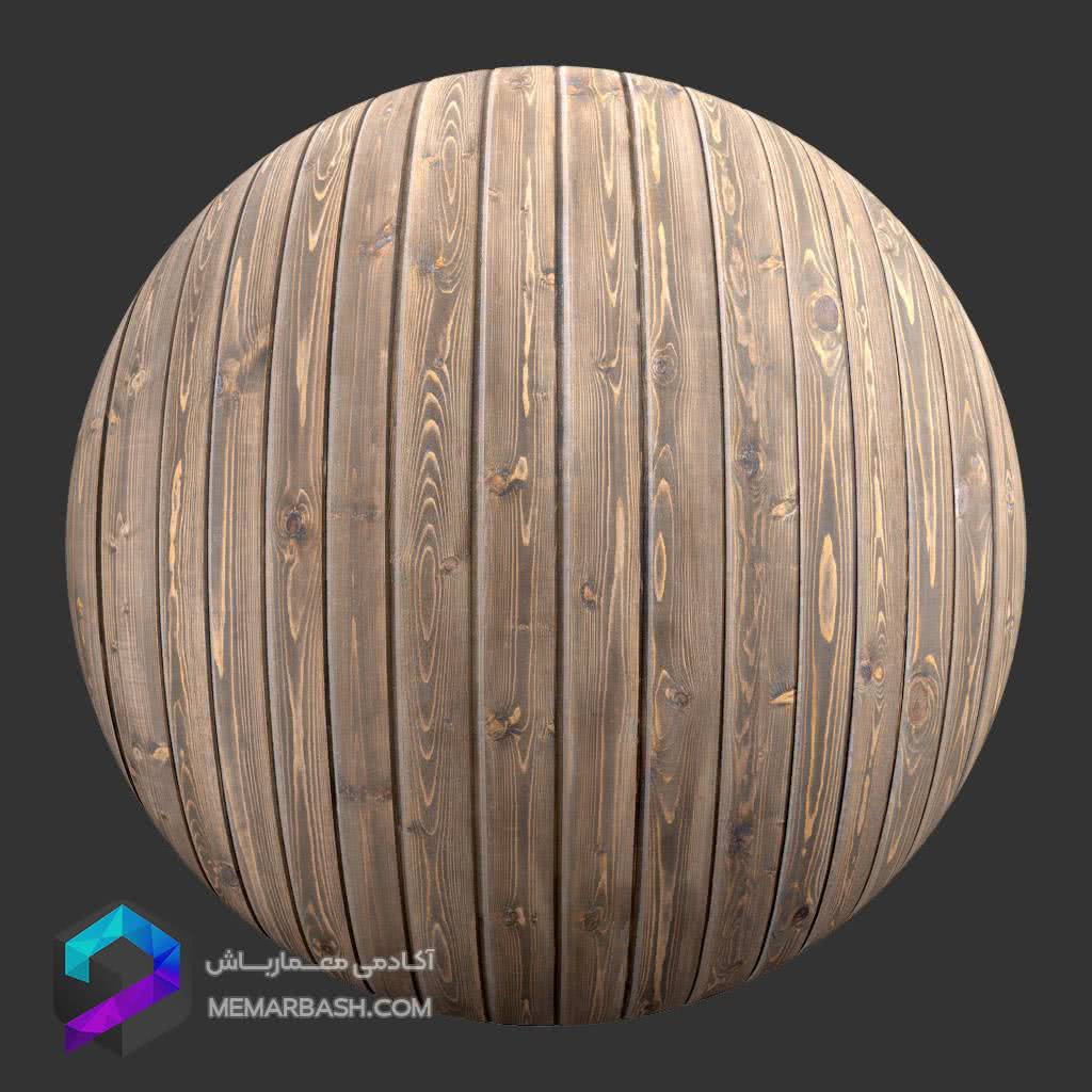 متریال چوب طوسی کثیف WoodPlanks 18