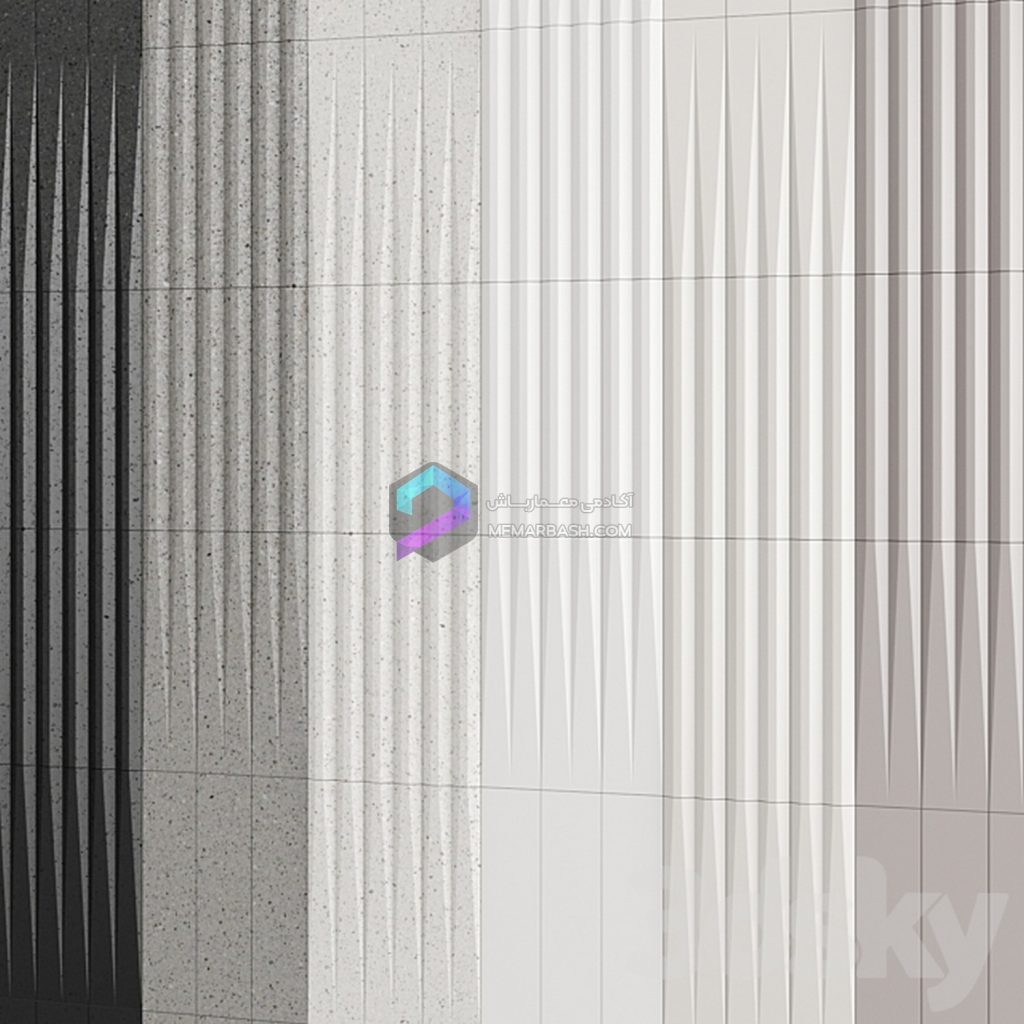 ست پنل ها و دیوارپوش مدل سه بعدی Wow Stripes