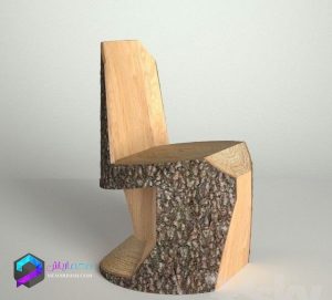 log chair1