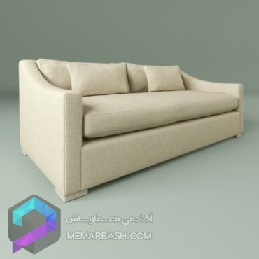 مبل کاناپه تک مدل سه بعدی PUFFY SLEEPER SOFA 104.001 SB F01