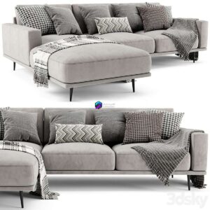 BoConcept Carlton Chaise Longue Sofa