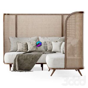 Corner Garden Sofa HLS High Back