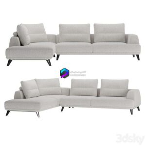 Corner Italian sofa Doge from Italia Lounge 0