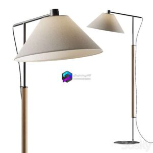 Crate and Barrel Luka Petite Directional Floor Lamp