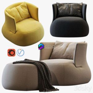 Fat-sofa armchair by B&b Italia 0