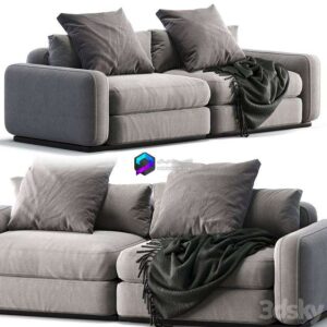 Flexform Sofa Beauty (with plaid) 0