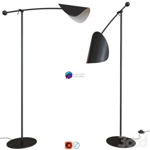 Funambule Adjustable Reading Floor Lamp