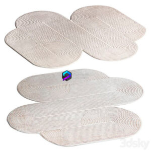 Hand Knotted Loop Rug by Hatsu 0