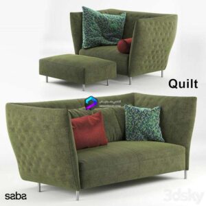 Sabana Italia Quilt sofa and armchair 0
