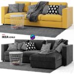 مبلمان نیم ست مدرن مخمل با میز در 2 رنگ | Vimle Ikea Sofa | Vimle Ikea Sofas Wimle Ikea 0
