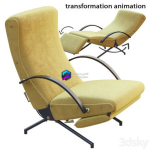 AVE TECNO P40 Lounge Chair by Borsani 1950 0