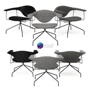 Gubi Masculo Swivel Lounge 3
