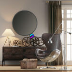 مدل ست صندلی نئوکلاسیک با دکور و اکسسوری | RH Aviator egg chair 0