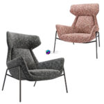 Armchair مدل صندلی تک فضا باز در 2 رنگ | Stella Armchair Furman