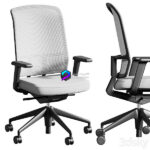 Office Chair مدل صندلی چرخدار اداری مشکی | Vitra Office Chair AM