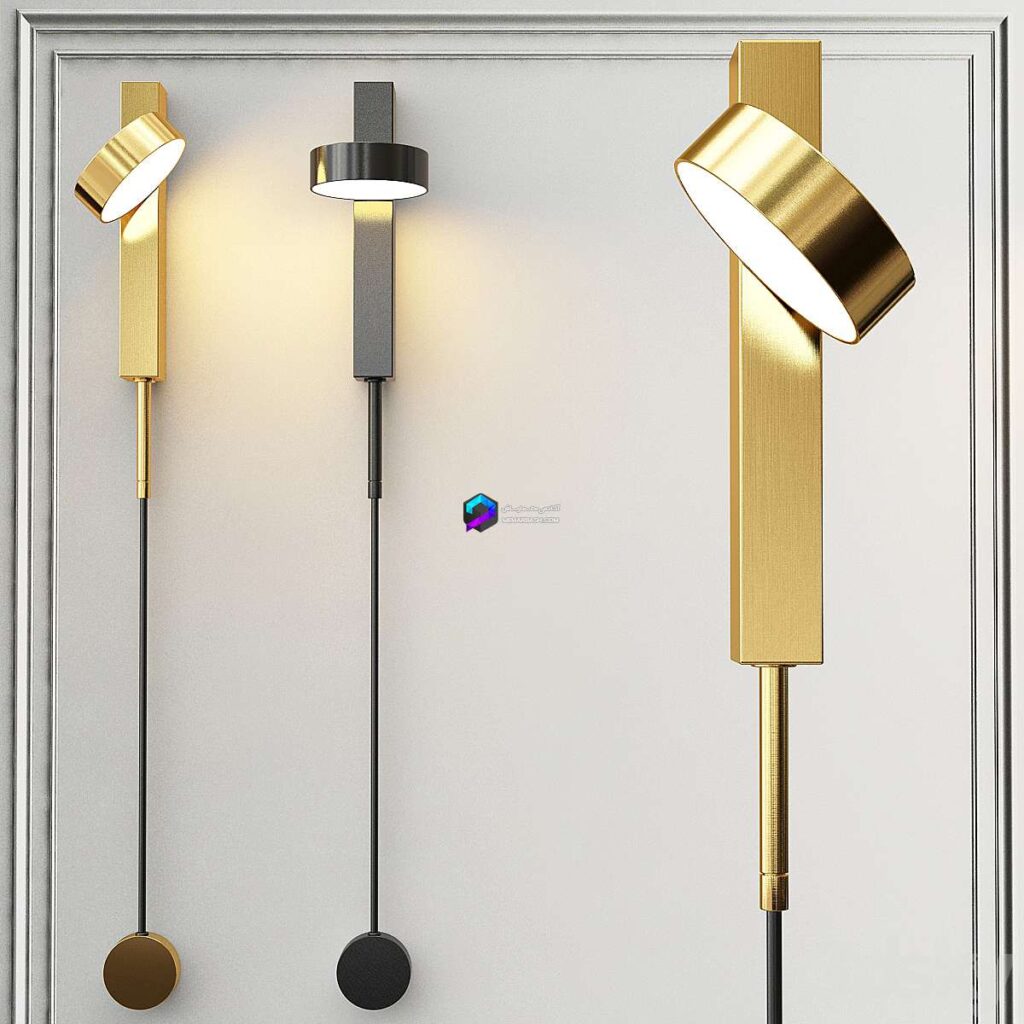 Wall-lamp مدل چراغ دیواری گرد استیل