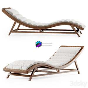 Wooden Chaise Lounge