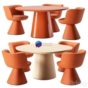 B&B Italia Dining Set