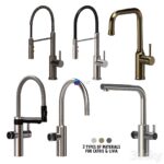 شیر ظرفشویی در ۳ رنگ | BLANCO faucet set 01