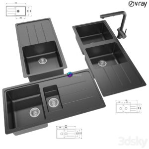 Collection of kitchen sinks 14