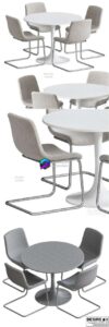 DOCKSTA LUSTEBO IKEA table and chairs