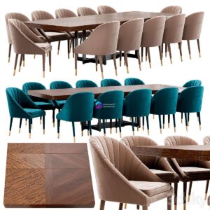 Garda Decor dining chair and Santa Barbara table
