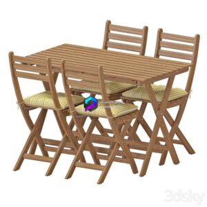 IKEA ASKHOLMEN Table And Chairs