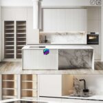 صحنه آماده آشپزخانه پلی اورتان سفید | Kitchen 016 | Kitchen 016 505x290H