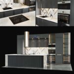 آبجکت کابینت آماده مدرن طوسی | Kitchen 43 | Kitchen 43