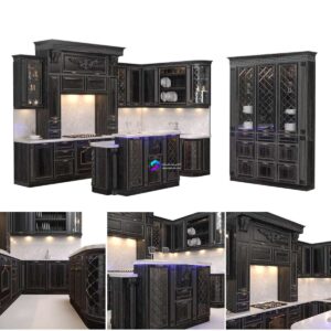 Kitchen Courtyard - model Viscount black