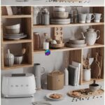 ست اکسسوری آشپزخانه و تستر برقی نان با دکور | Kitchen accessory set and electric bread toaster with decor | Kitchen accessories 010