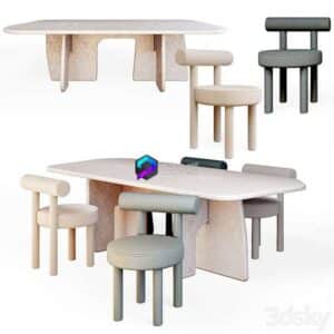 LAME By Davani Dining Table and GROPIUS CS1 By NOOM Chair