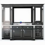 Chiffonier آبجکت کابینت کلاسیک رنگ طوسی | Large sideboard Chiffonier