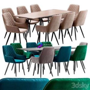 Pablo Dining Chair And Avanti Table 0
